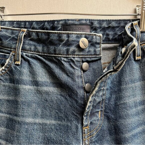 Koral relaxed skinny distressed denim jeans Sz 31 - Picture 3 of 13